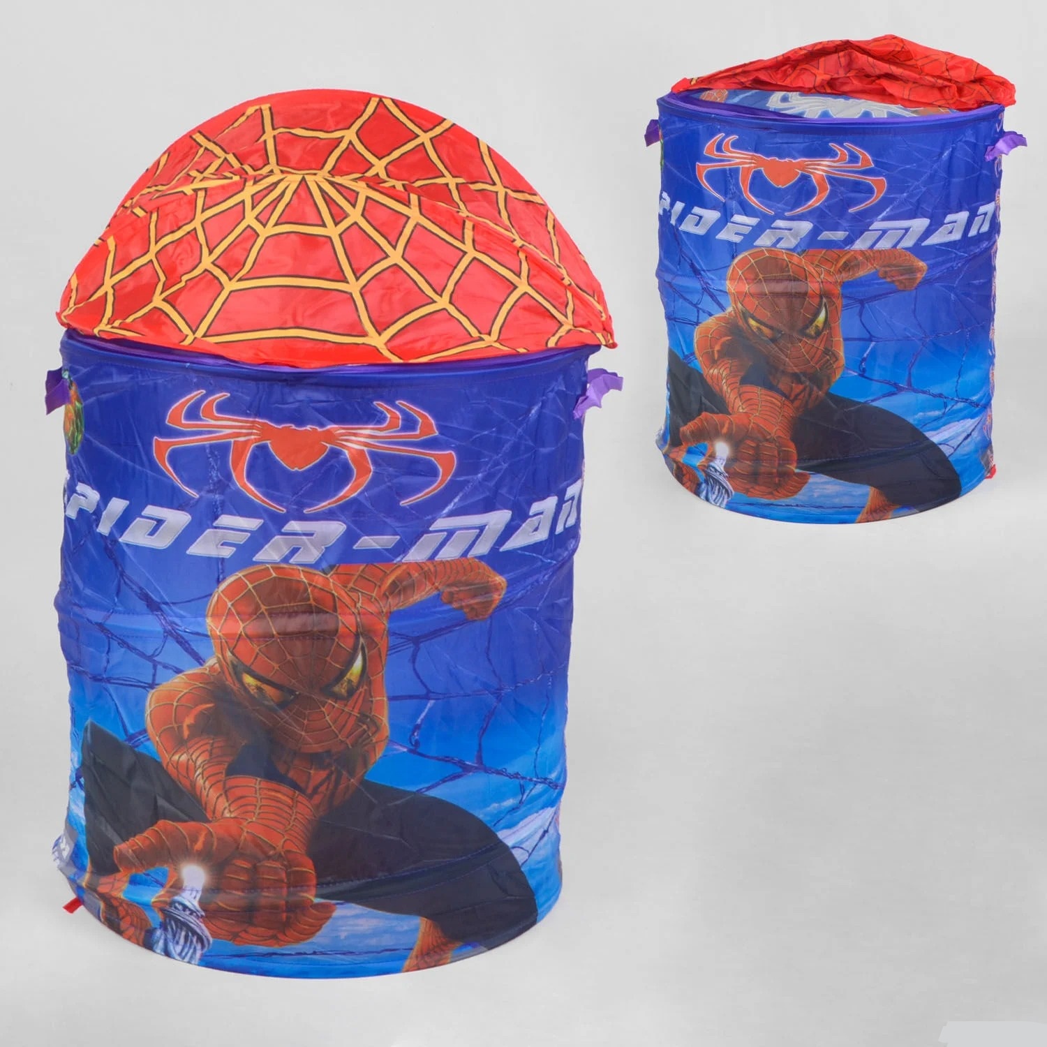 

Корзина для игрушек Спайдермен С 36589 (БФ/2) ,круглая, высота 70 см, для мальчиков, Синий