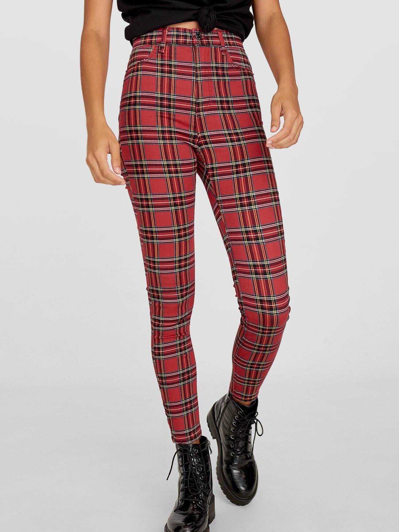 

Брюки Stradivarius XAZ230970GSCX  Бордовые, Брюки Stradivarius XAZ230970GSCX 44 Бордовые