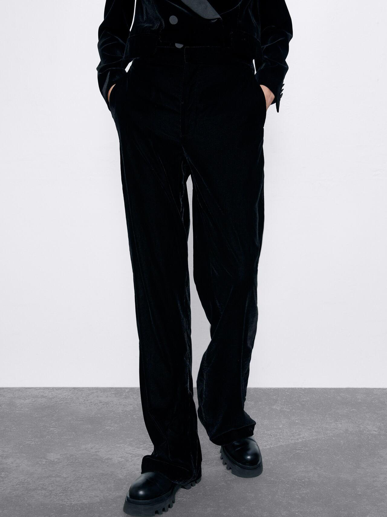 

Брюки Zara XAZ228817HKGG  Черные, Брюки Zara XAZ228817HKGG L Черные