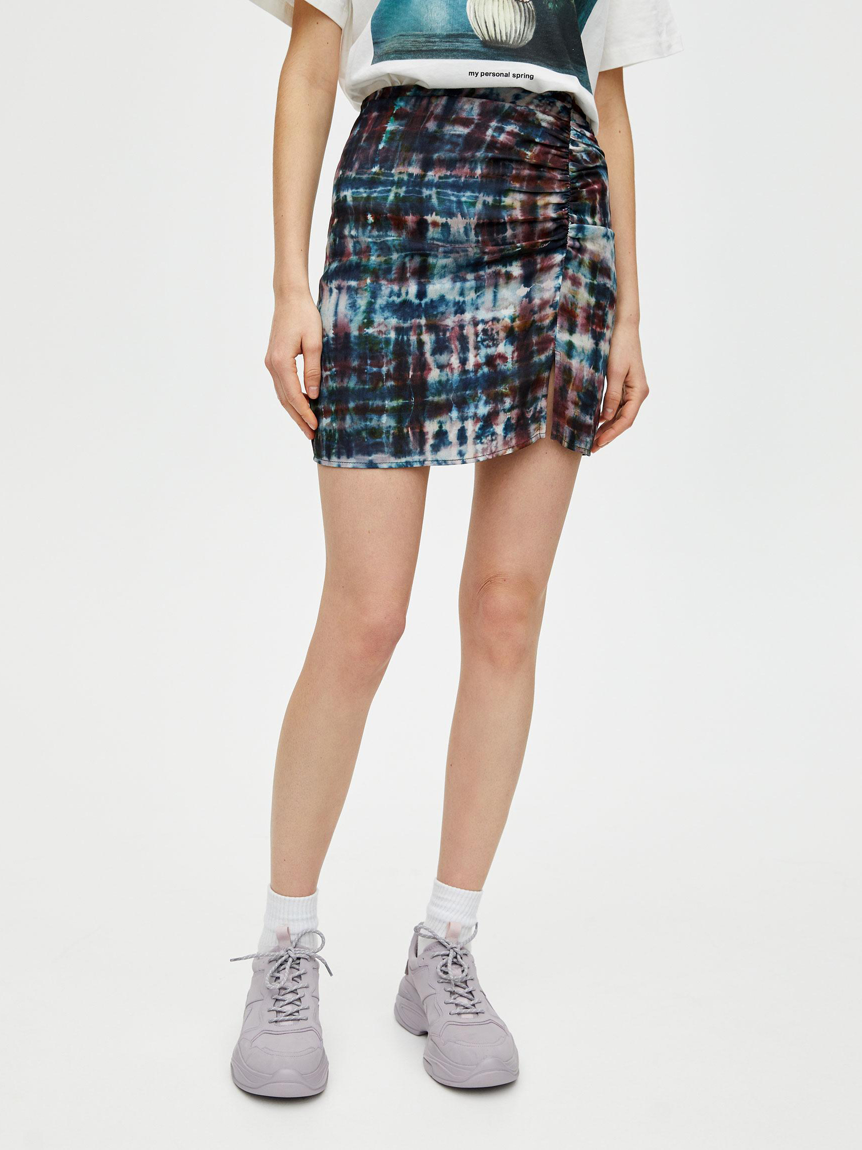 Спідниця міні літня пряма жіноча Pull & Bear XAZ234089CXUM S Різнобарвна від Rozetka на платформі USKIDKA Акція на Спідниця міні літня пряма жіноча Pull & Bear XAZ234089CXUM S Різнобарвна від Rozetka