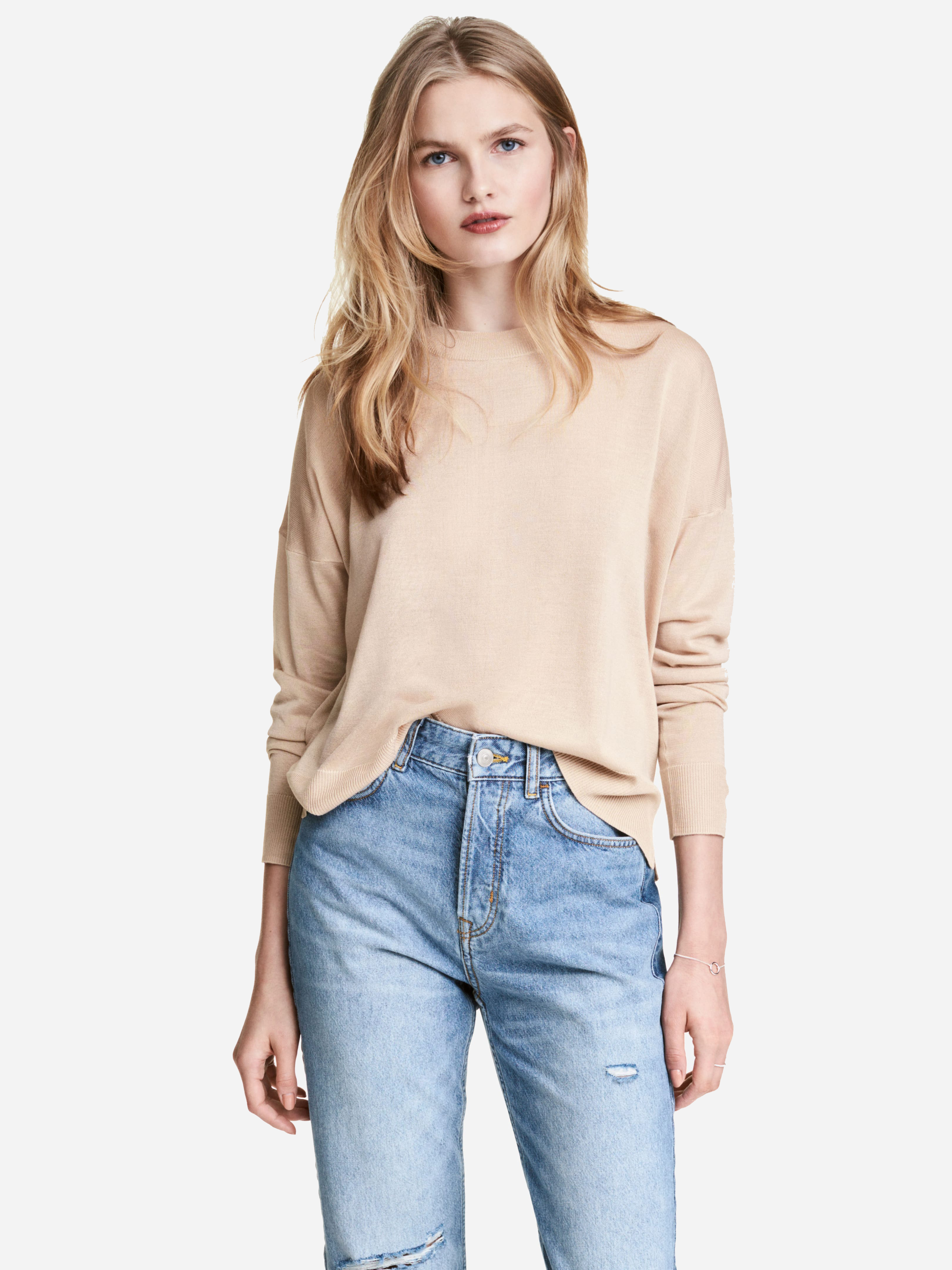 

Джемпер H&M XAZ059666UVSU  Бежевый, Джемпер H&M XAZ059666UVSU S Бежевый