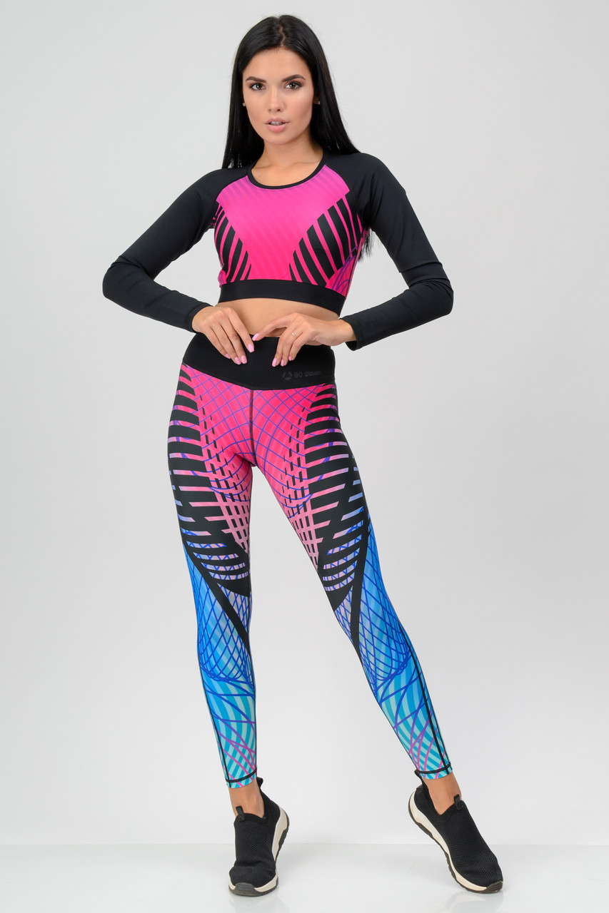 

Костюм для фитнеса (топ и лосины) Go Fitness 90035 размер XS-S