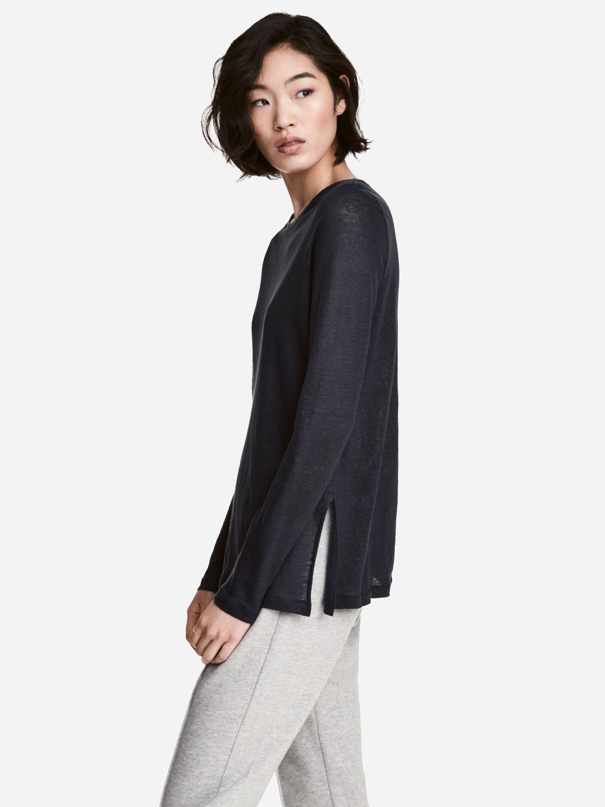 

Лонгслив H& XAZ074553KUKY  Темно-синий, Лонгслив H&M XAZ074553KUKY M Темно-синий