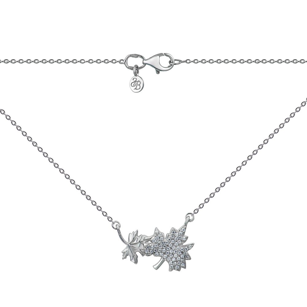 

Колье из серебра с фианитами 000150708 40 размера