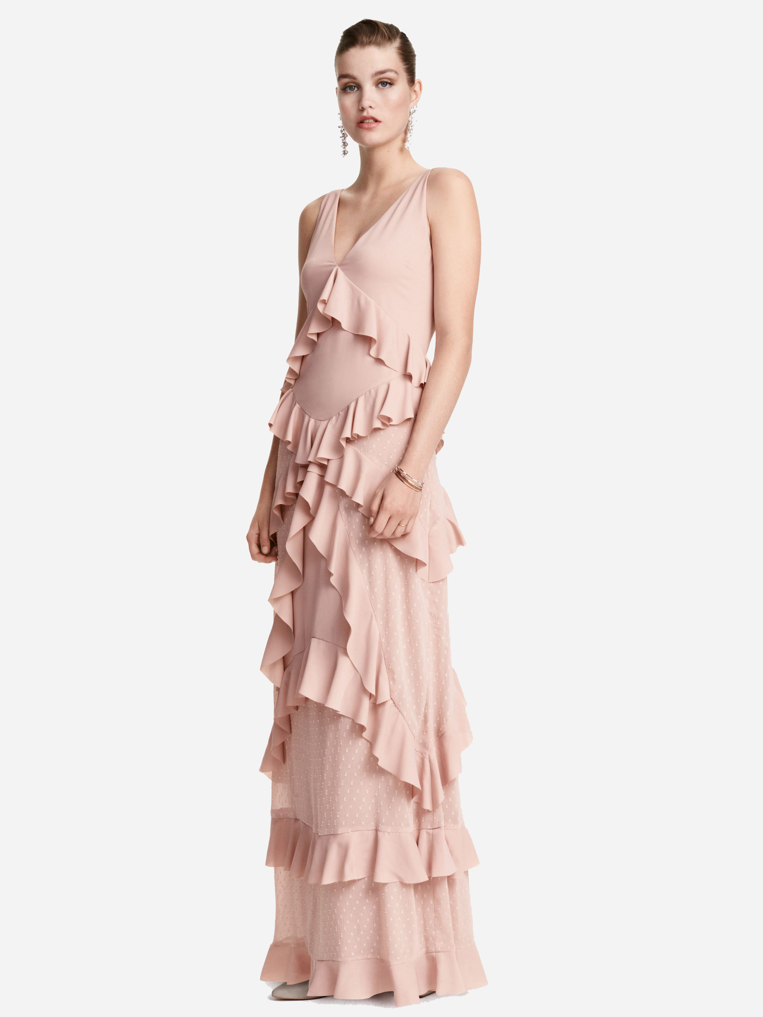 Акція на Плаття H&M XAZ099855NOGK 38 Блідо-рожеве від Rozetka