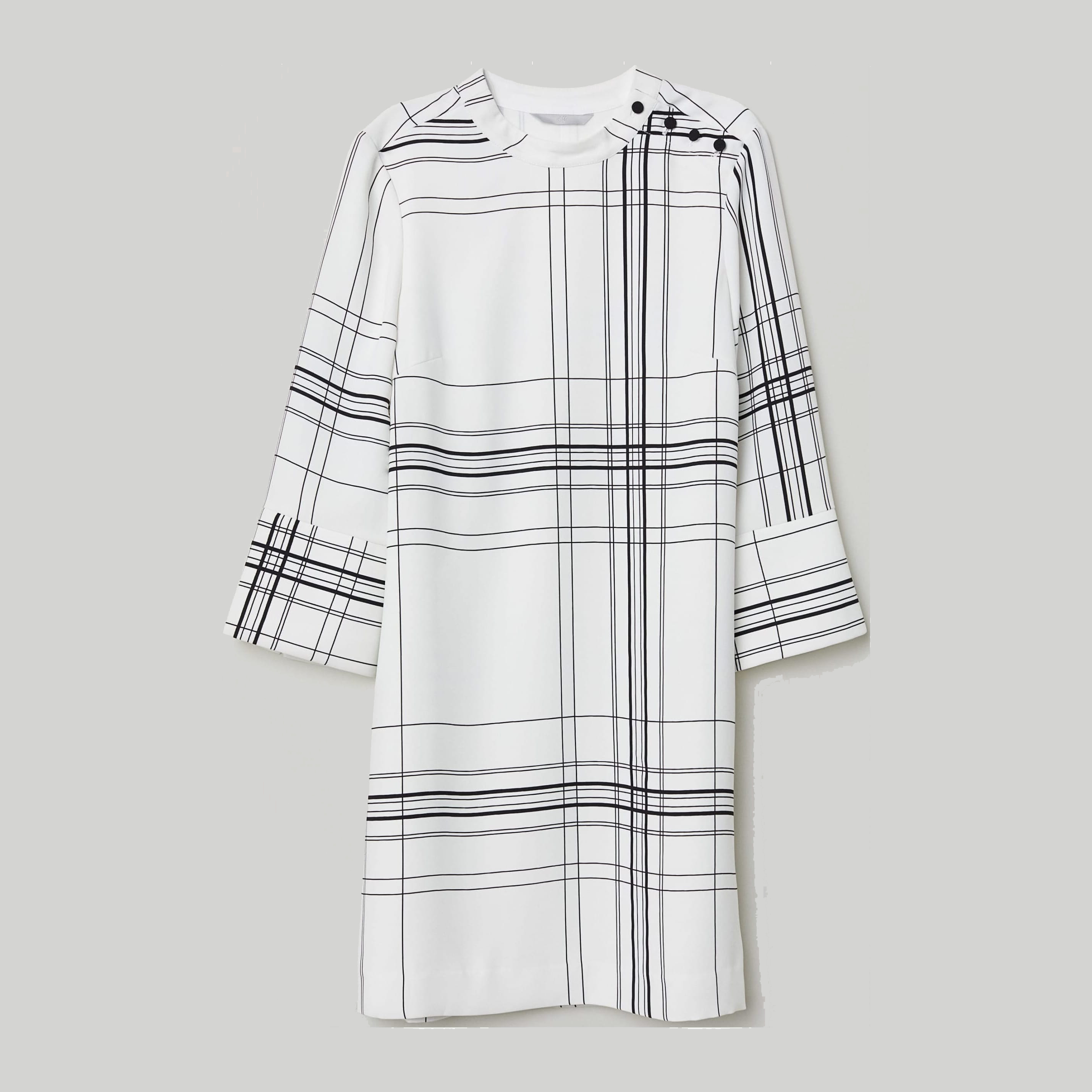 

Платье H&M XAZ122277QBFB  Белое с черным, Платье H&M XAZ122277QBFB 32 Белое с черным