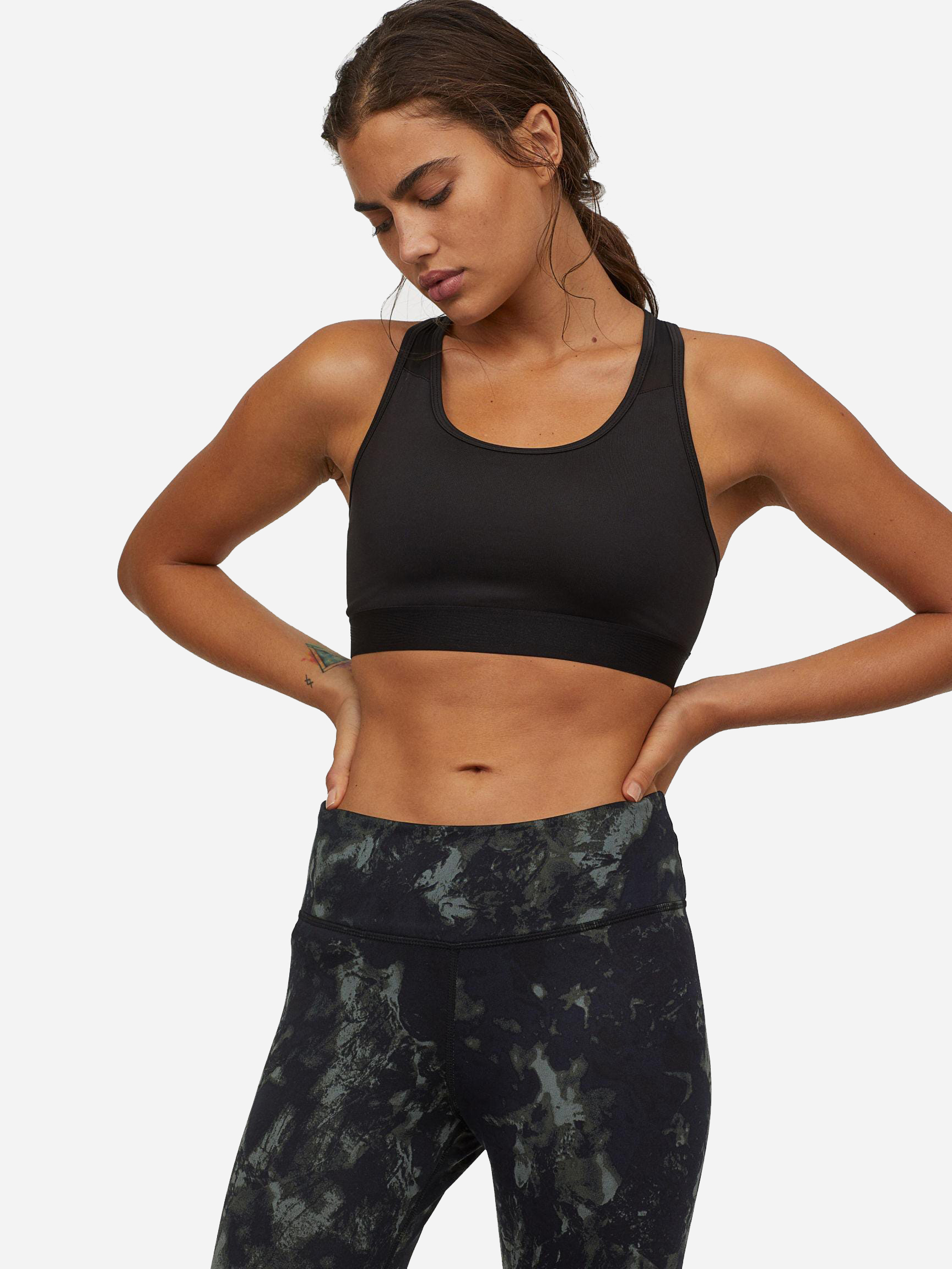 

Спортивный топ H&M XAZ140135VYXY  Черный, Спортивный топ H&M XAZ140135VYXY XS Черный