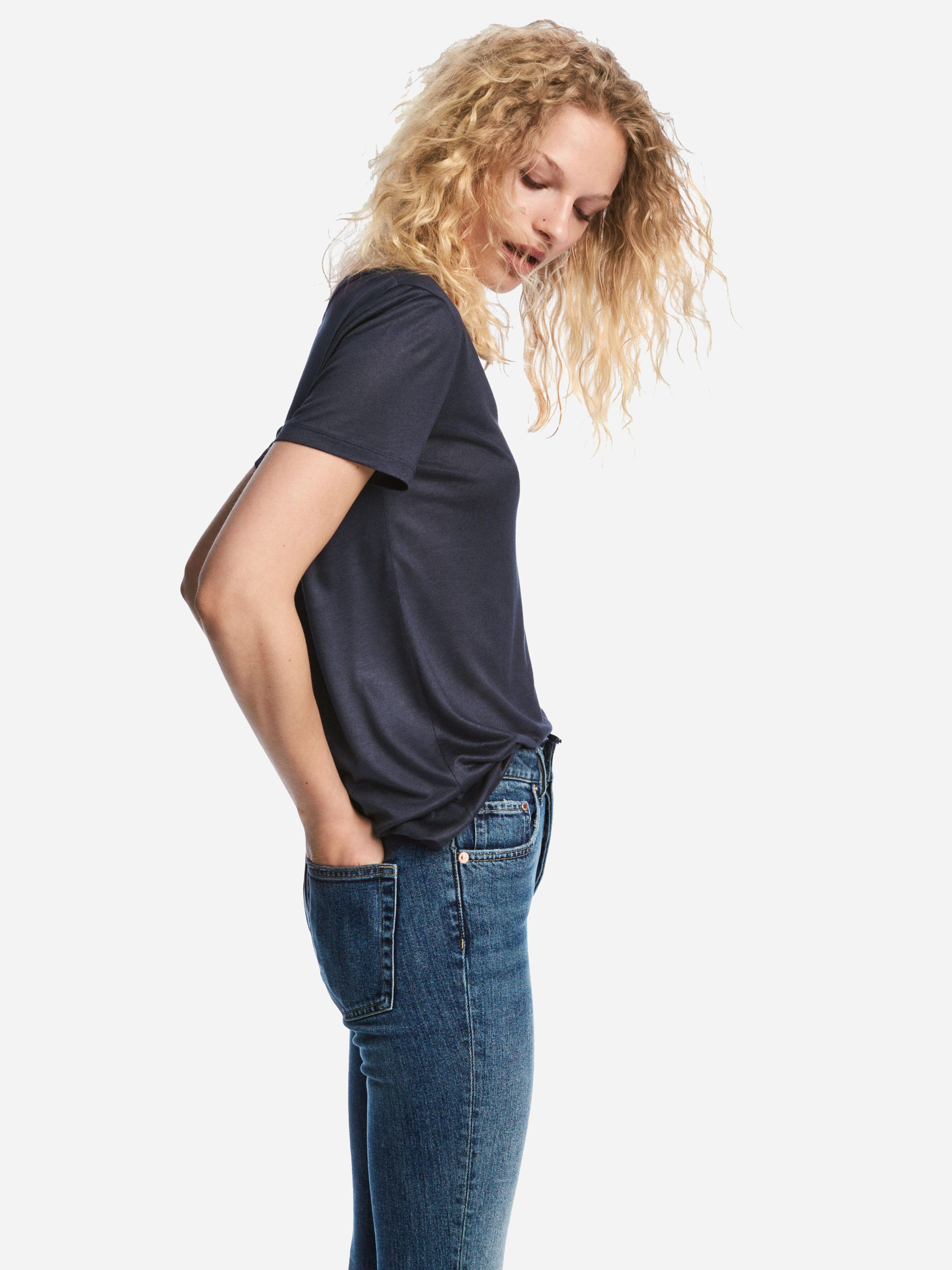 

Футболка H& XAZ055333OIGI  Темно-синяя, Футболка H&M XAZ055333OIGI M Темно-синяя