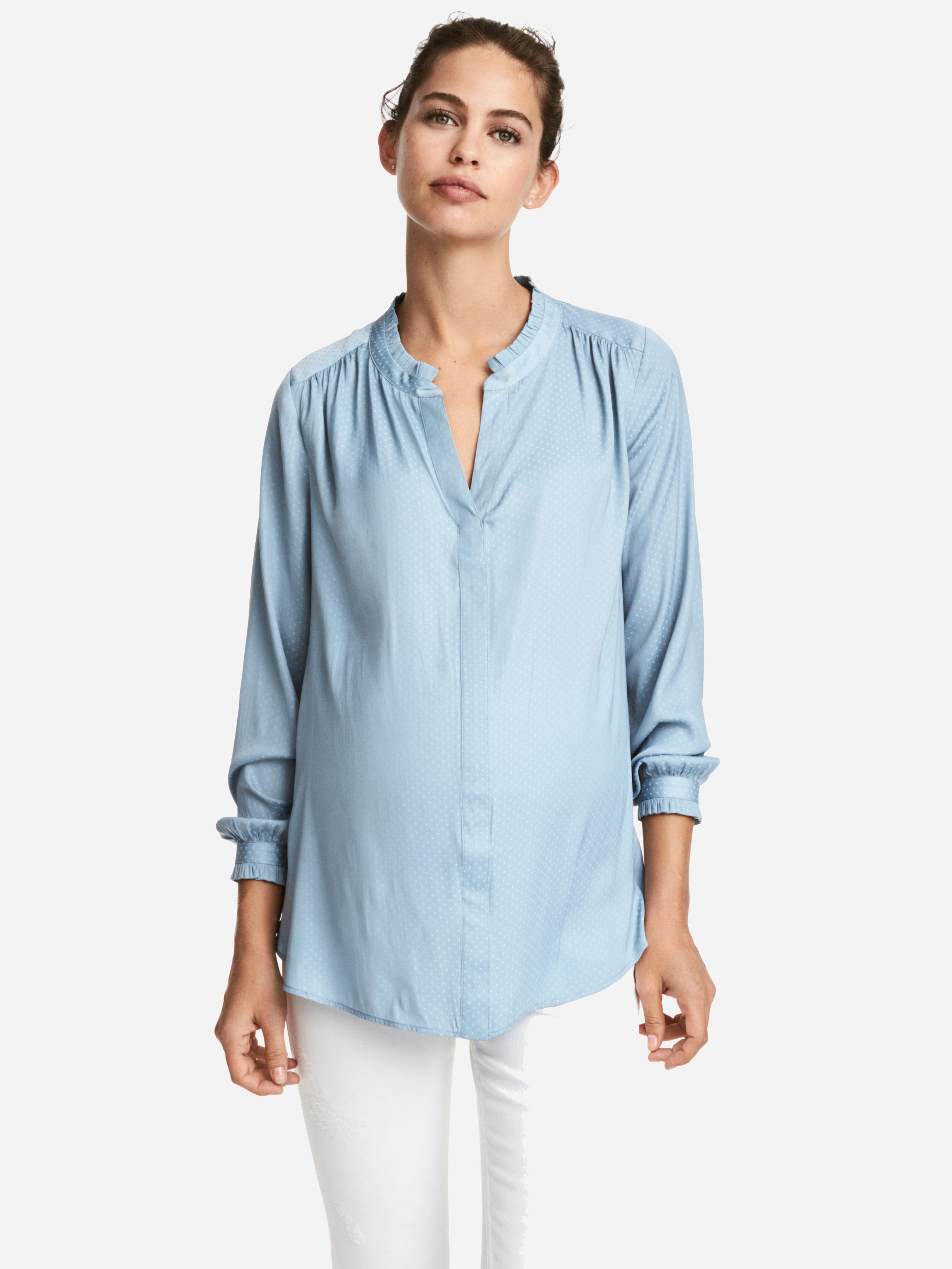 

Блузка для беременных H&M XAZ060082COST XL Голубая