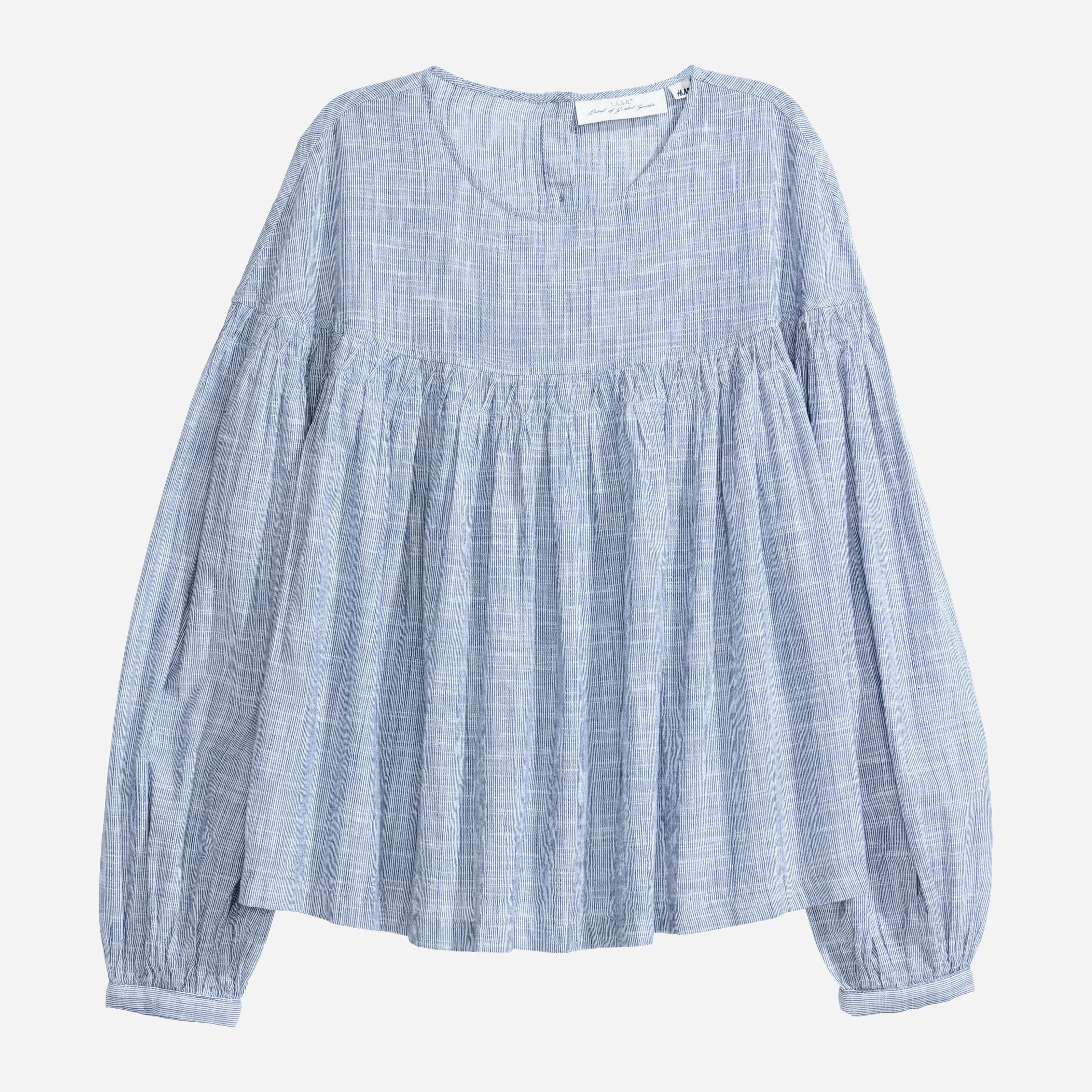 

Блузка H&M XAZ093853KVGW  Голубая, Блузка H&M XAZ093853KVGW 40 Голубая