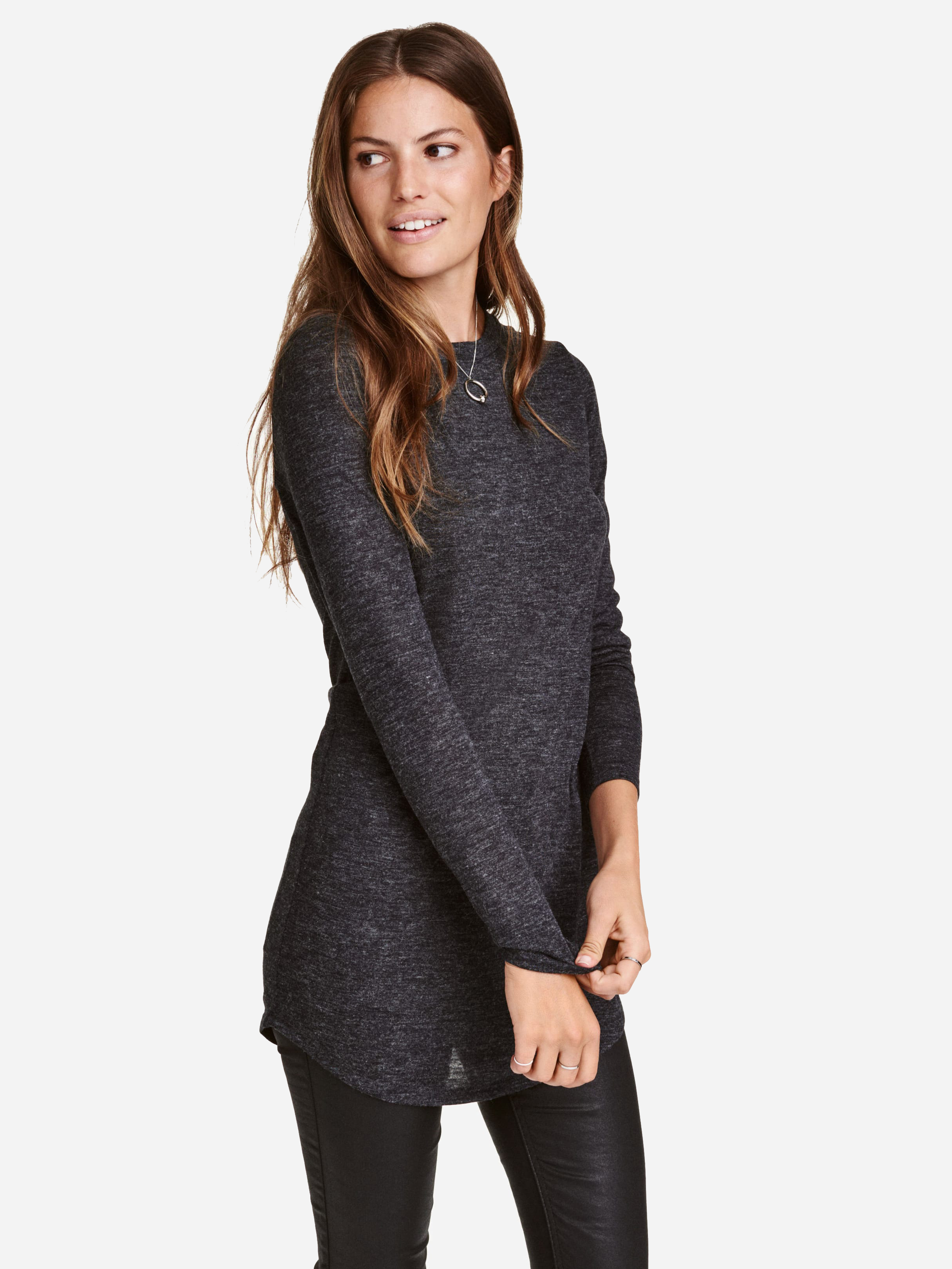 

Джемпер H&M XAZ103877CWQL  Темно-серый, Джемпер H&M XAZ103877CWQL S Темно-серый