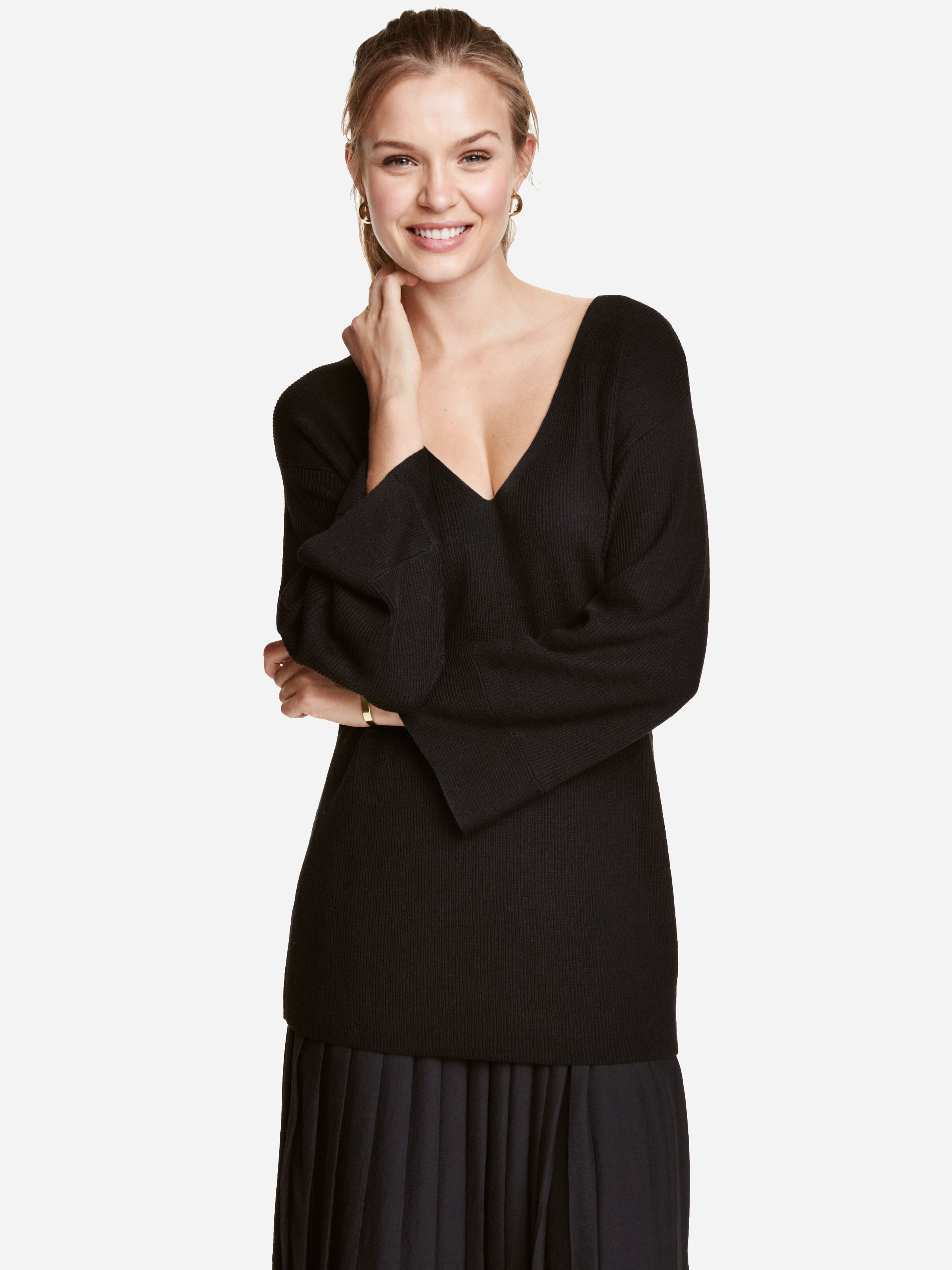 

Пуловер H&M XAZ127790BLDJ  Черный, Пуловер H&M XAZ127790BLDJ S Черный