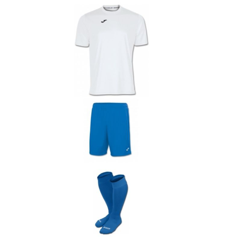 

Комплект футбольной формы белый Joma COMBI №4 M