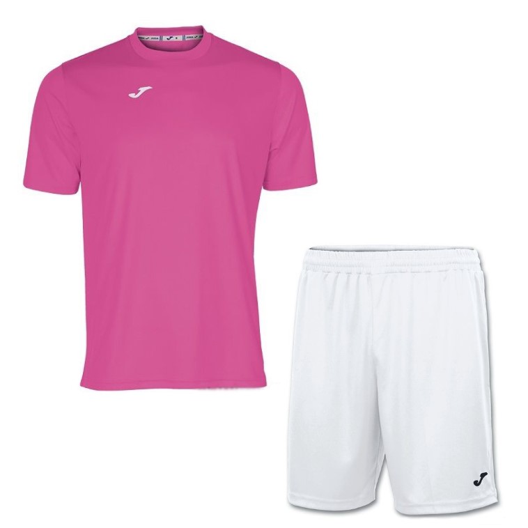 

Комплект футбольной формы Joma COMBI розово-белый M 100052.500_100053.200