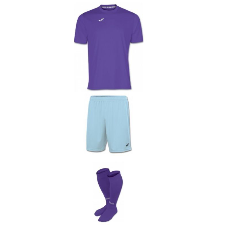 

Комплект футбольной формы фиолетовый Joma COMBI №24 XL