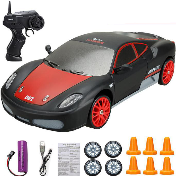 

Машинка для дрифта на радиоуправлении HB Toys Ferrari F430 4WD / Феррари на радиоуправлении дрифт