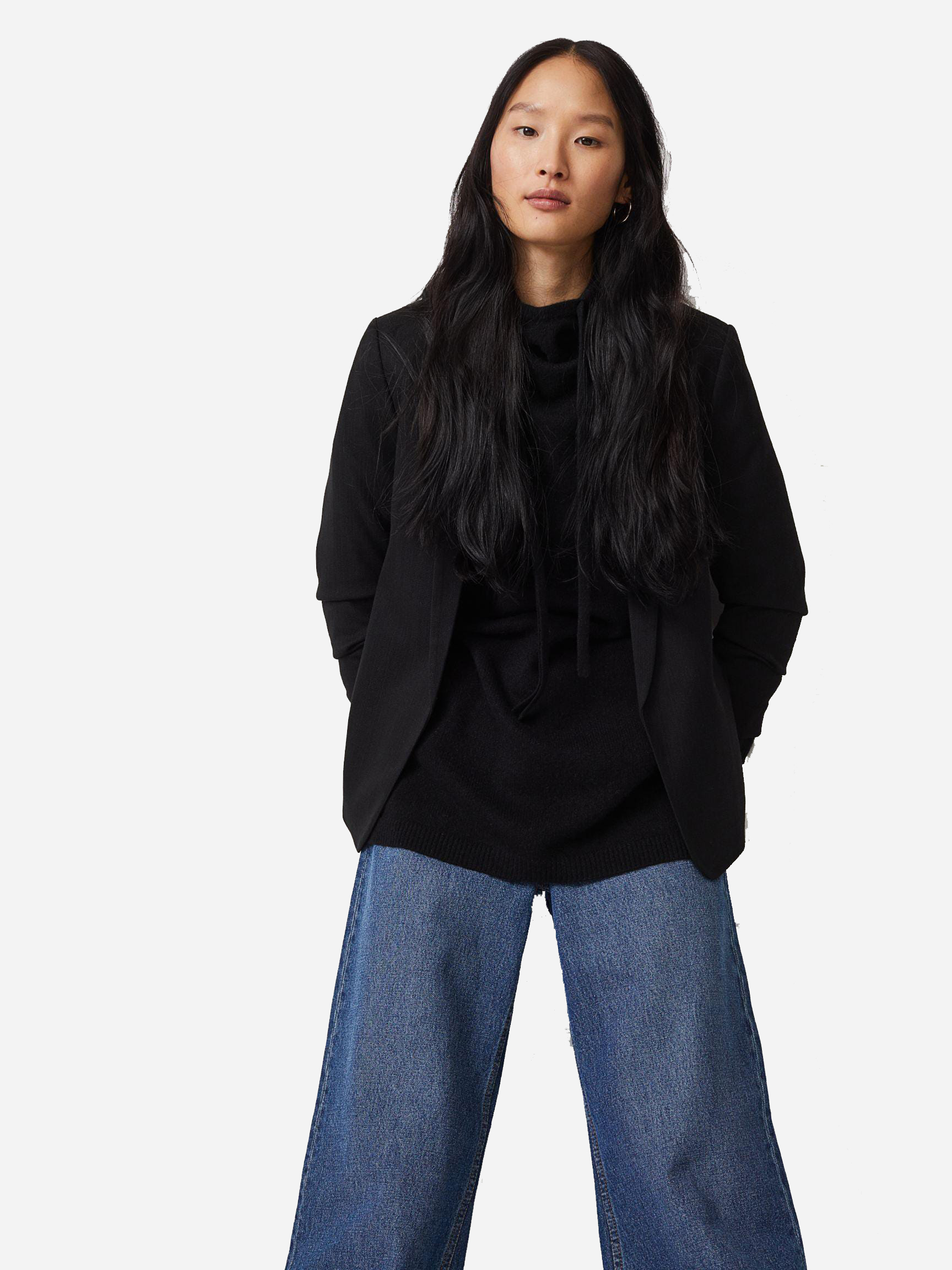 

Пиджак H&M XAZ206380BLQB 32 Черный