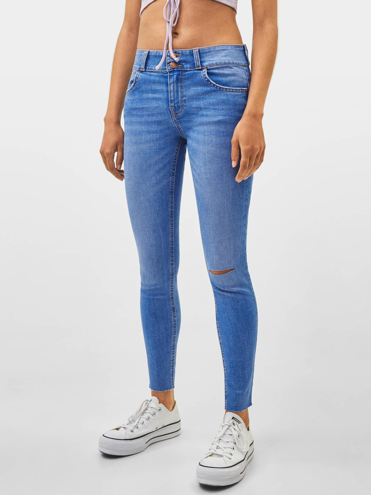 

Джинсы Bershka XAZ218569SWRK 38 Синие
