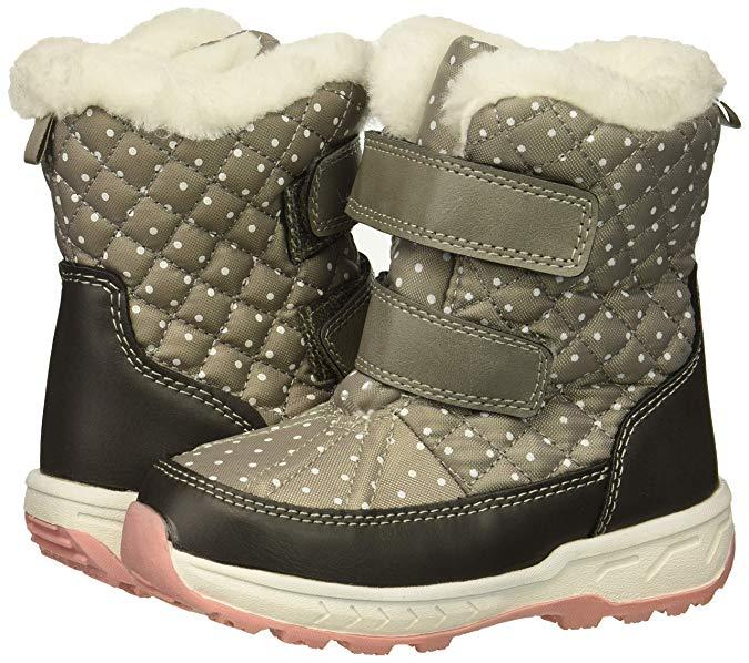 

Теплые детские сапоги Carters art331115 зимние (Серый, размер 33-34)