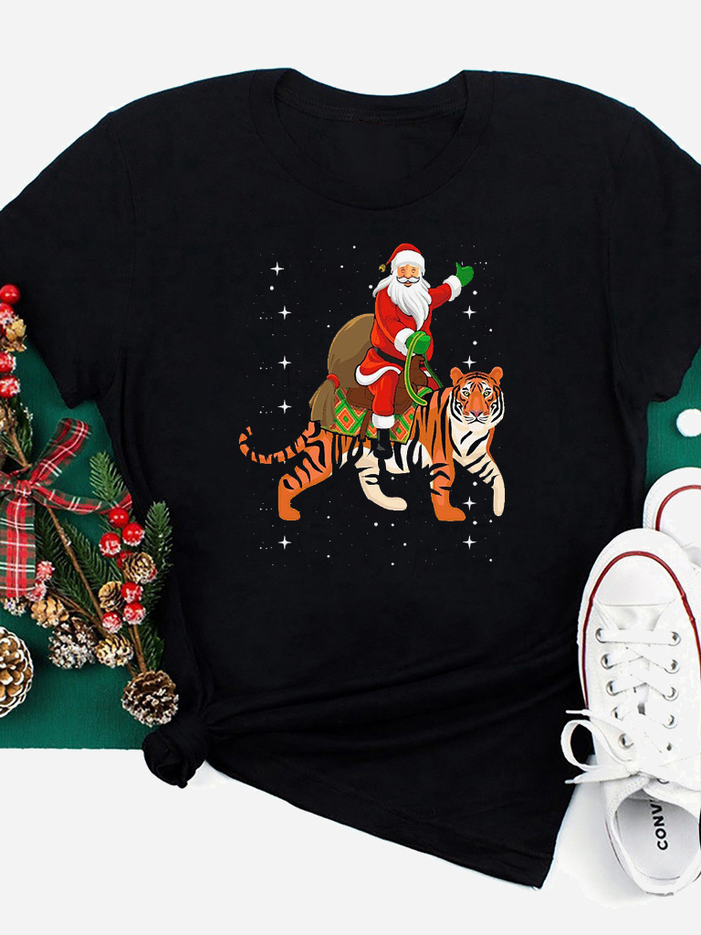 

Футболка Love&Live Tiger Claus LLP01278  Черная, Футболка Love&Live Tiger Claus LLP01278 L Черная