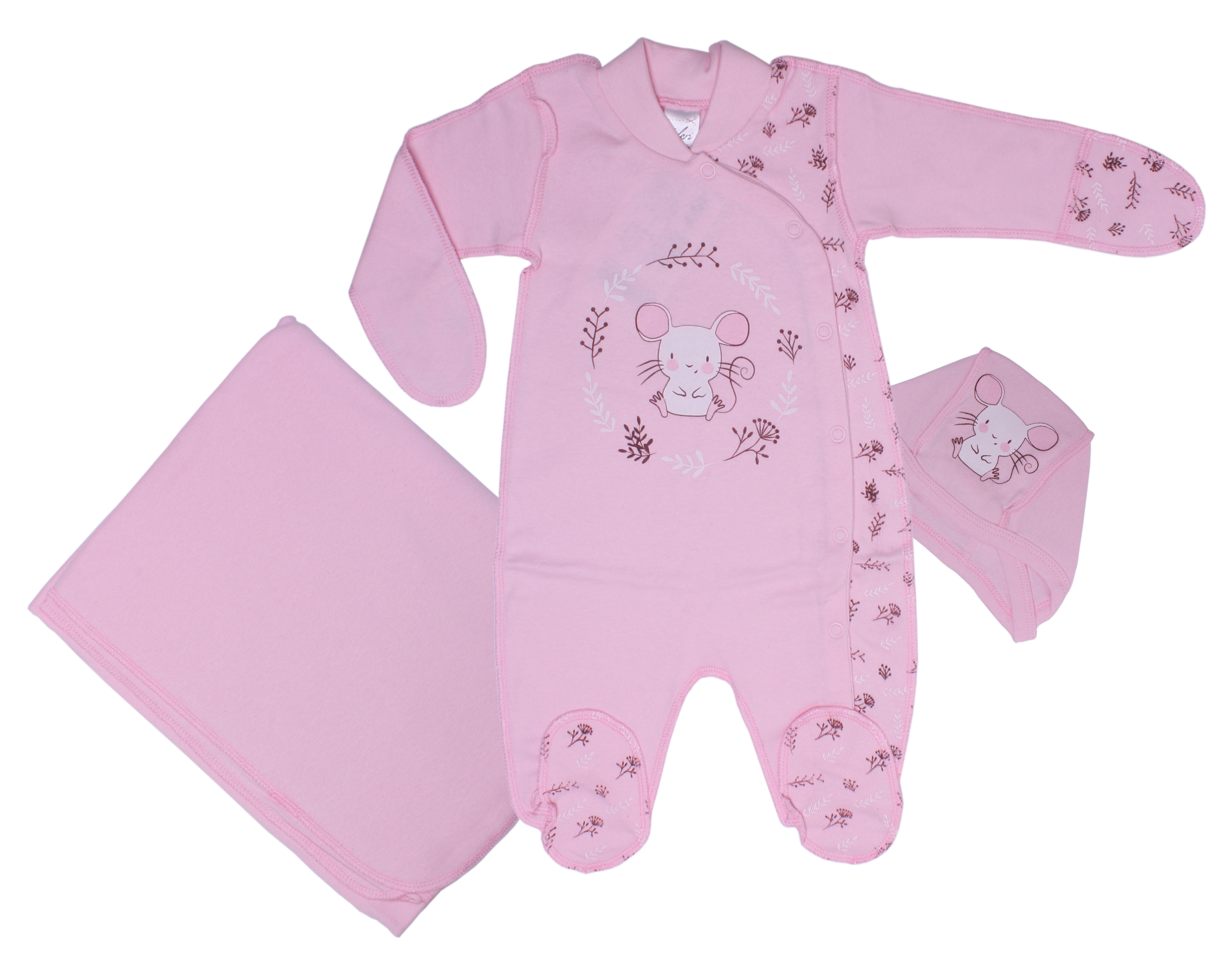 

Комплект Валери-Текс 2065-55-017-006 56 см Розовый