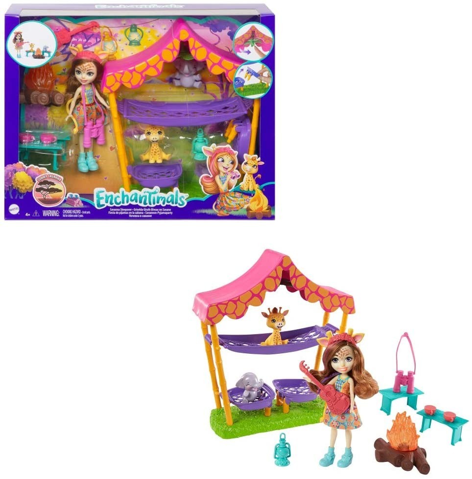 

Игровой набор Enchantimals Ночевка в саванне (GTM33) (10-561843)