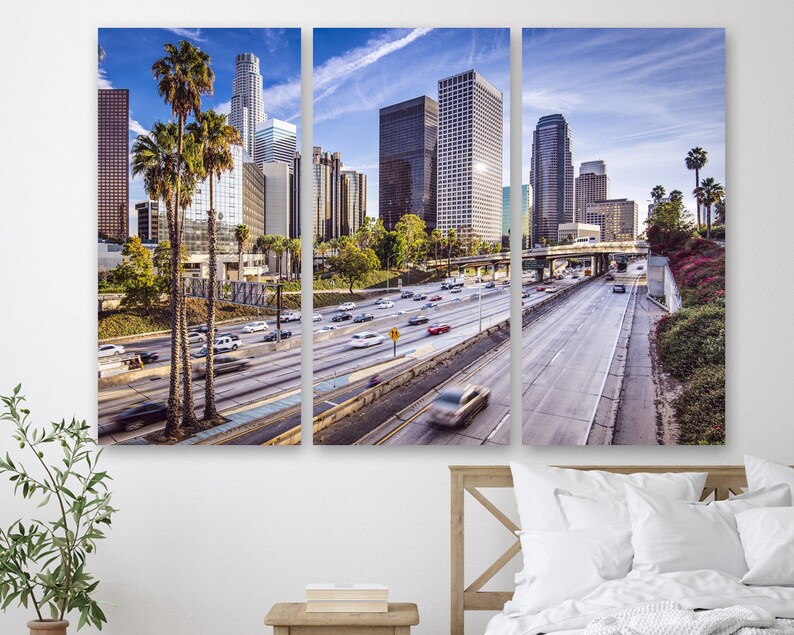 

Модульная картина на холсте из трех частей Улица Майами-Бич 78x48 см