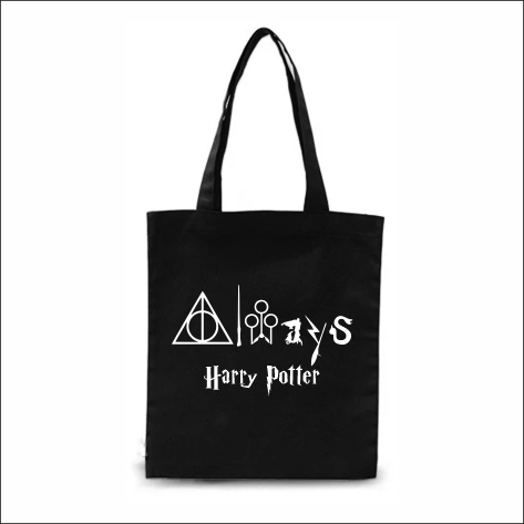 

Екосумка Vivay з принтом Harry Potter "Always" 38x42 см Чорна (9881)