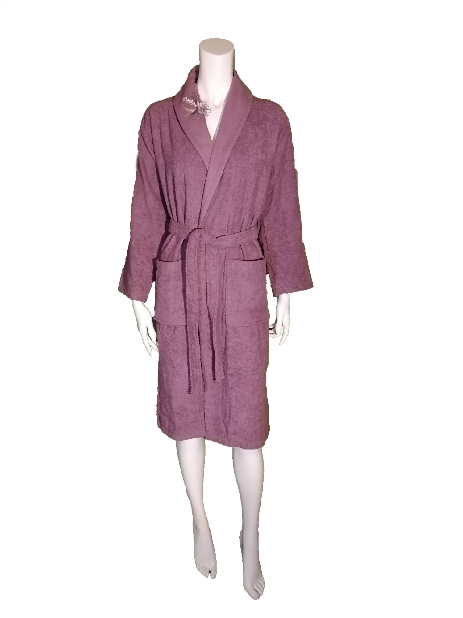 

Халат женский Saheser 909003 сиреневый M
