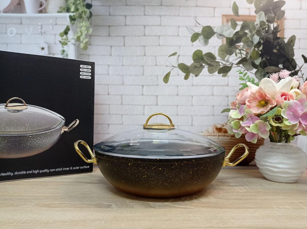 

Сковорода Wok Oms 3275-28-Gold 3.5 л 28 см