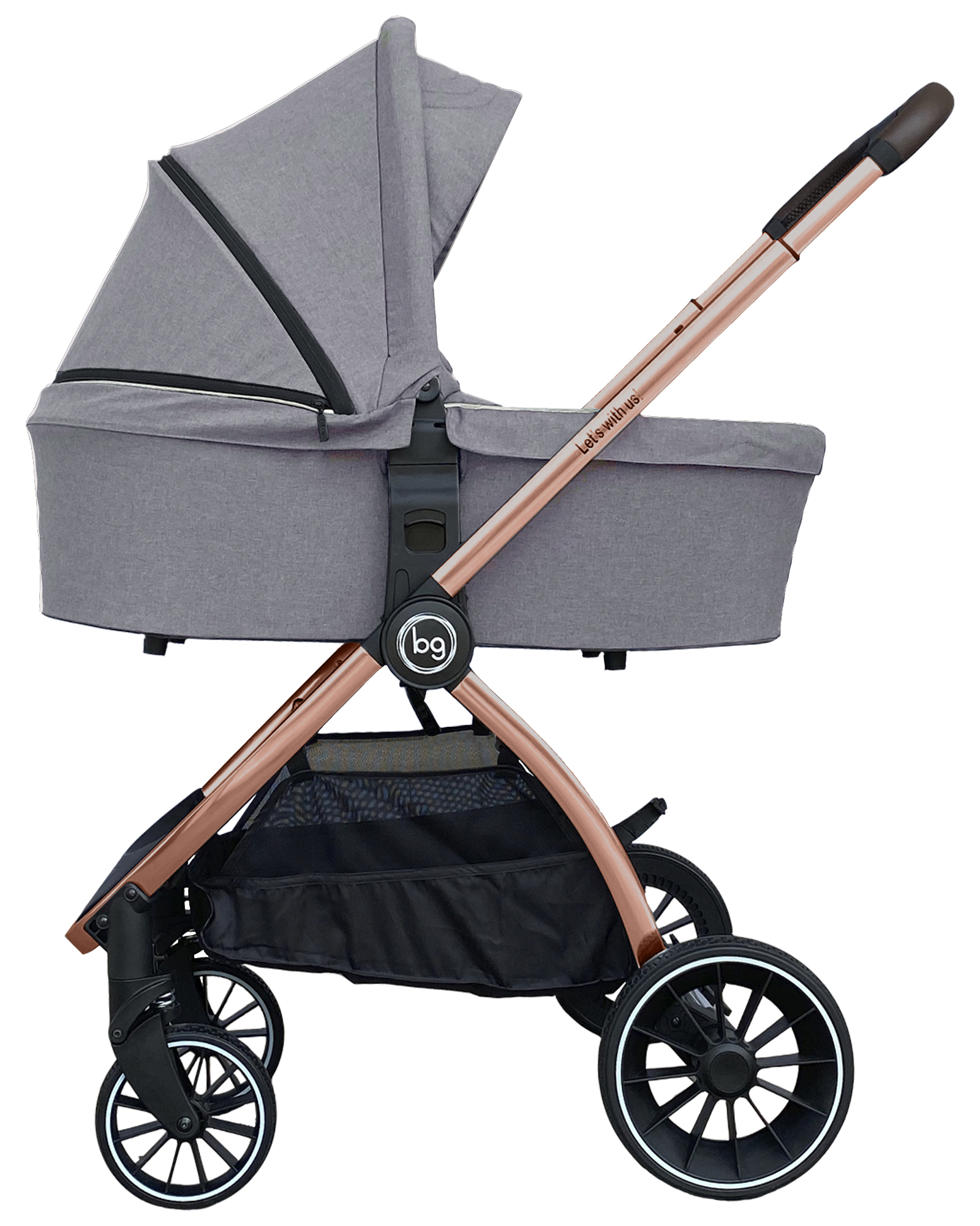 

Универсальная коляска Bubago Lacio 2 в 1 Bronze-Light grey (BGL2/11)