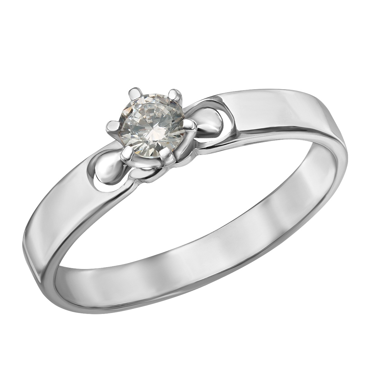 

Серебряное кольцо с фианитом Tango Jewellery Company 330193С размер 16