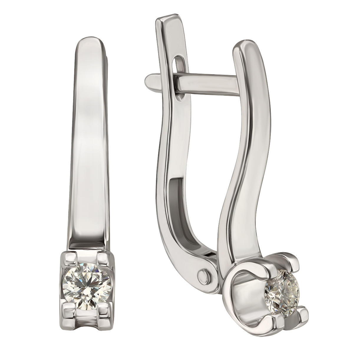 

Серьги в белом золоте с бриллиантами Tango Jewellery Company 770372В