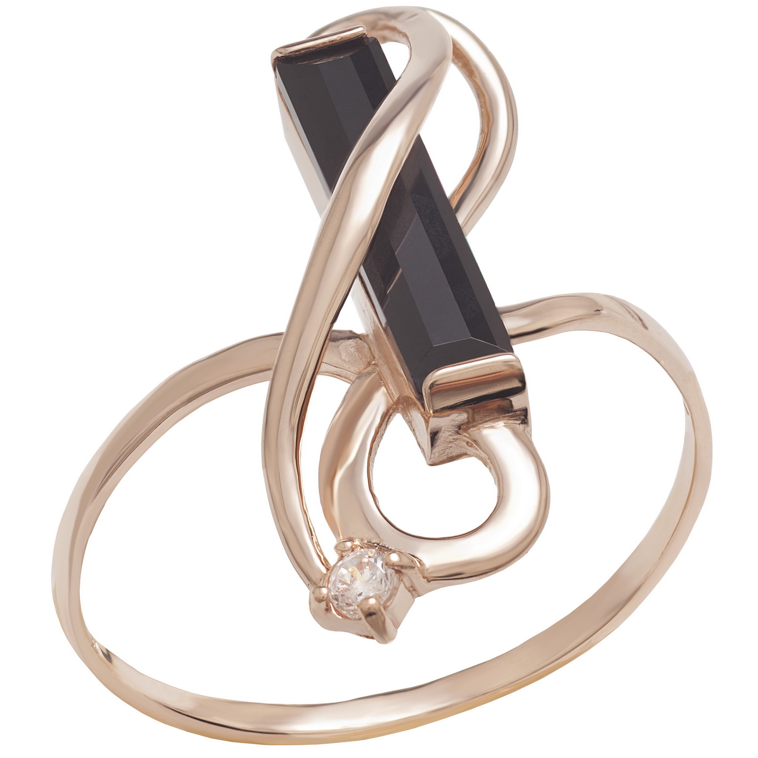 

Золотое кольцо с агатом и фианитом Tango Jewellery Company 369543 размер 16.5