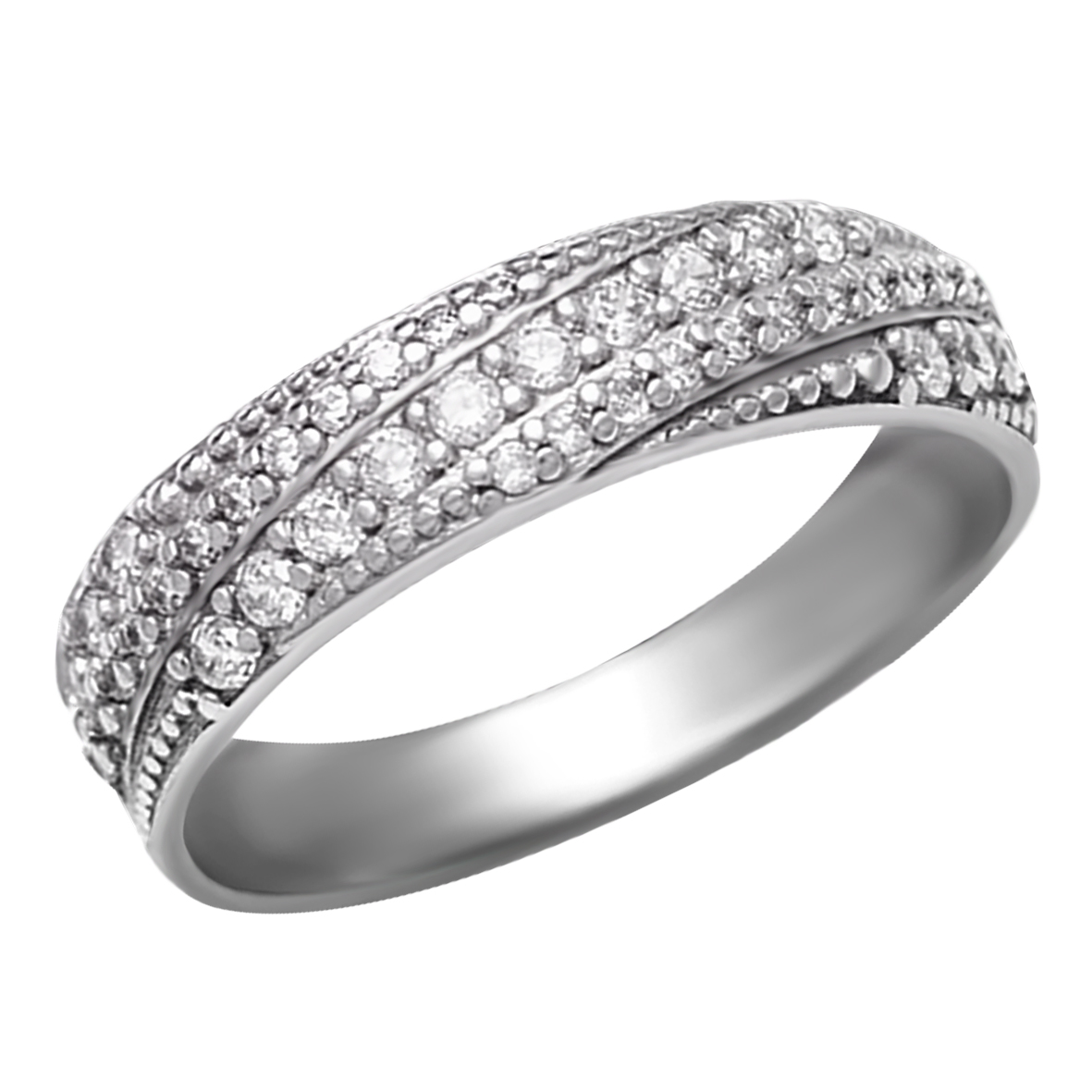 

Серебряное кольцо с фианитами Tango Jewellery Company 380089С размер 18