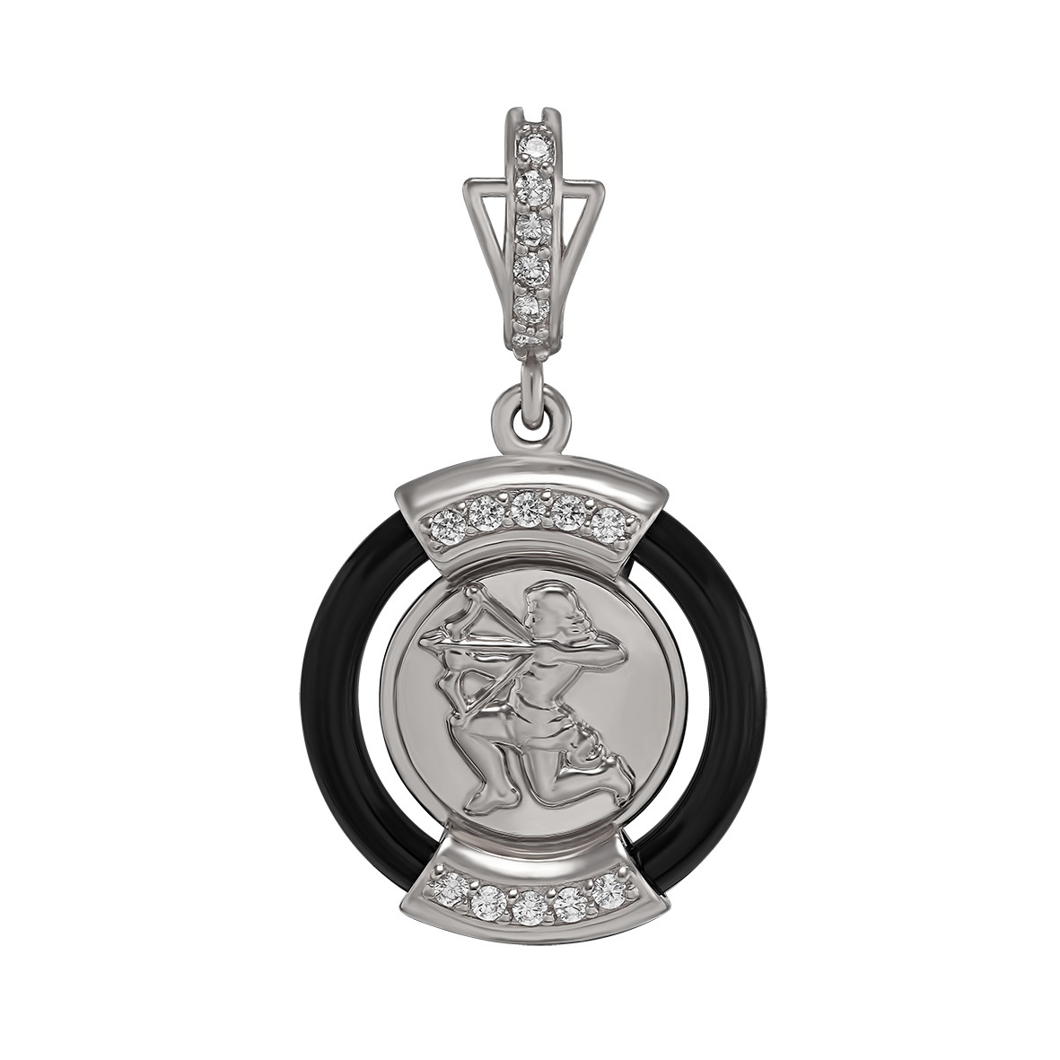 

Серебряная подвеска "Стрелец" с агатом и фианитами Tango Jewellery Company 199129С