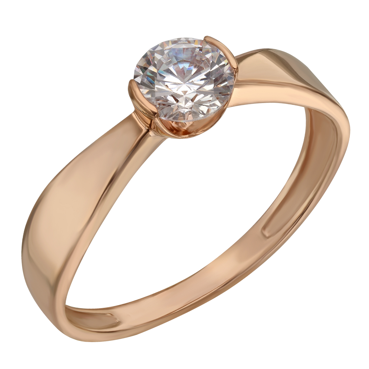 

Золотое кольцо с фианитом Tango Jewellery Company 380485 размер 19.5