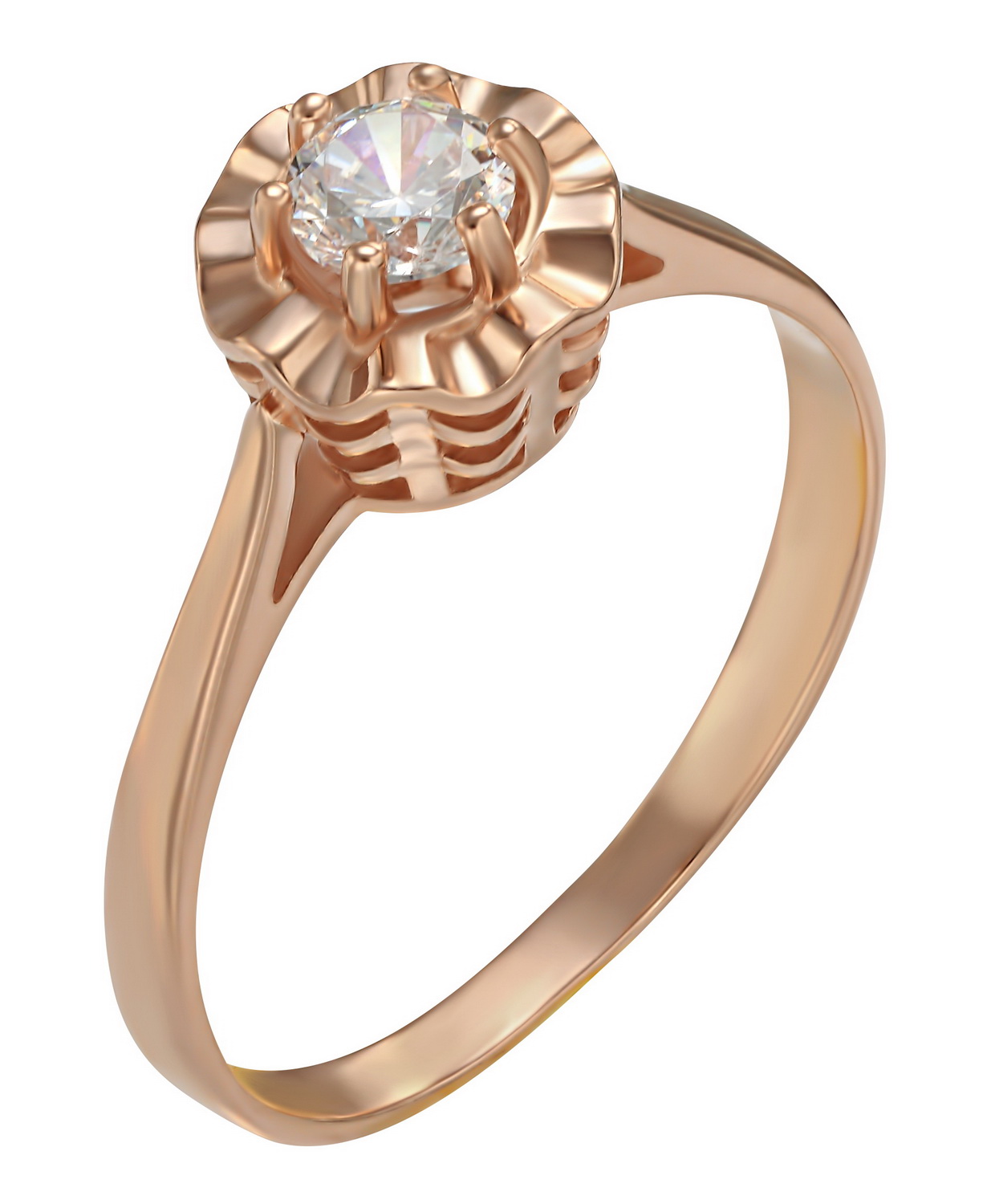 

Золотое кольцо с фианитом Tango Jewellery Company 380182 размер 17.5