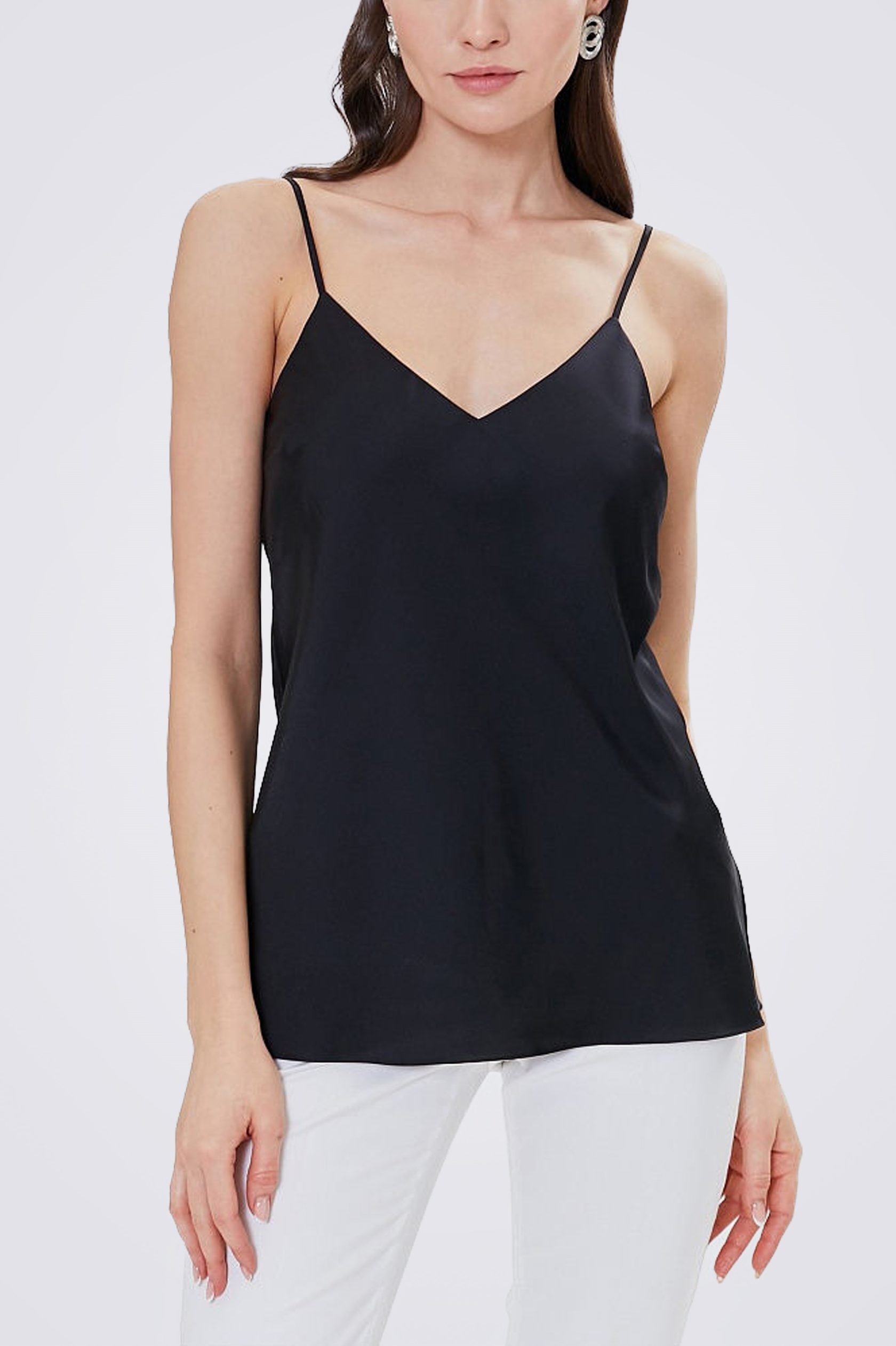 

Шелковый топ ES.design ss2008.1 размер  черный, Шелковый топ ES.design ss2008.1 размер L черный