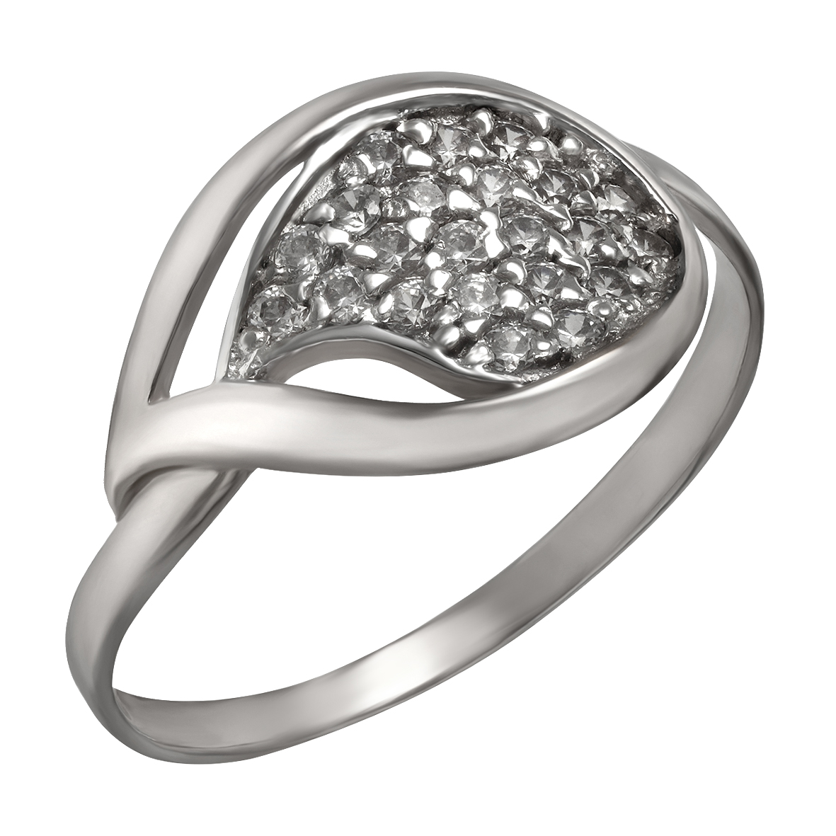 

Серебряное кольцо с фианитами Tango Jewellery Company 320718С размер 19