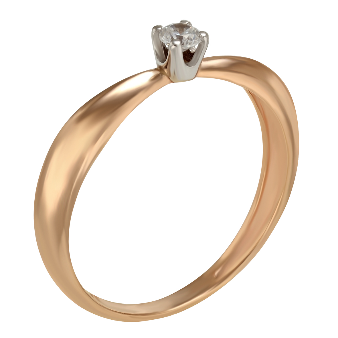 

Золотое кольцо с фианитом Tango Jewellery Company 330987 размер 17.5