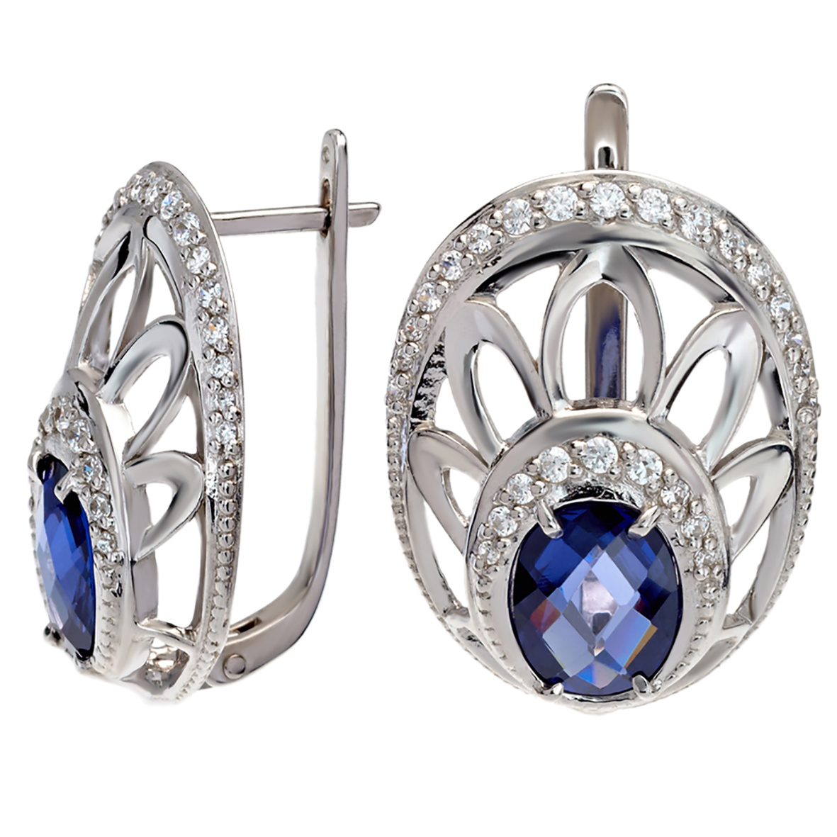 

Серебряные серьги с фианитами Tango Jewellery Company 420601С