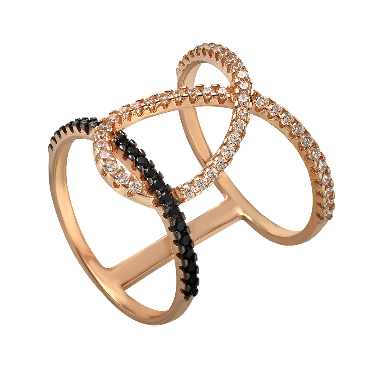 

Золотое кольцо с фианитами Tango Jewellery Company 380351 размер 16.5