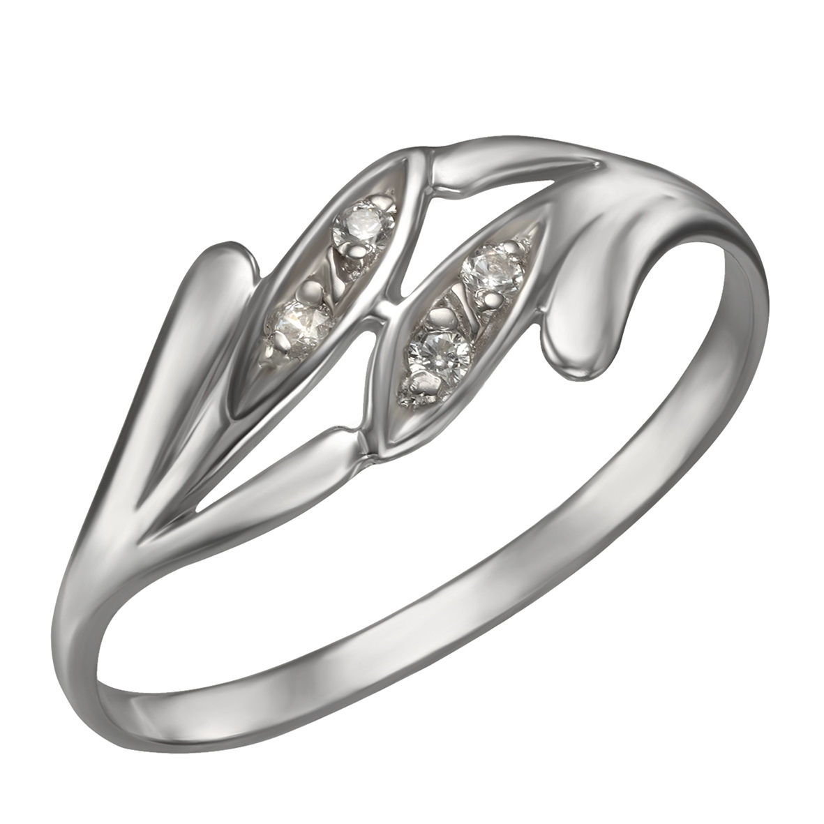 

Серебряное кольцо с фианитами Tango Jewellery Company 320302С размер 17