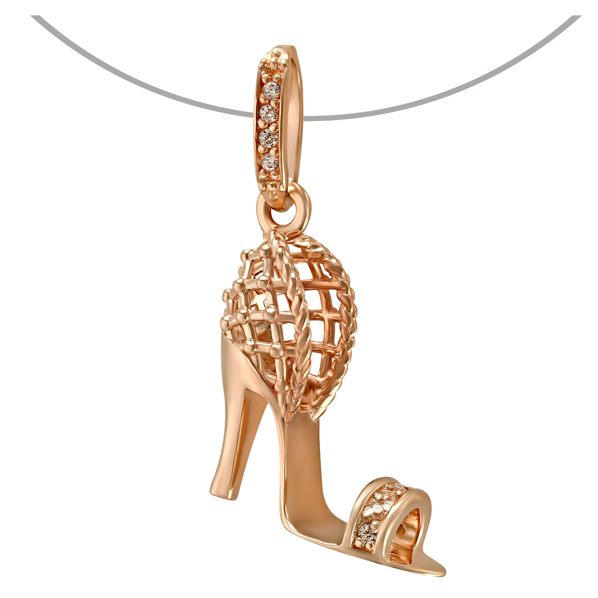 

Золотая подвеска с фианитами Tango Jewellery Company 150393