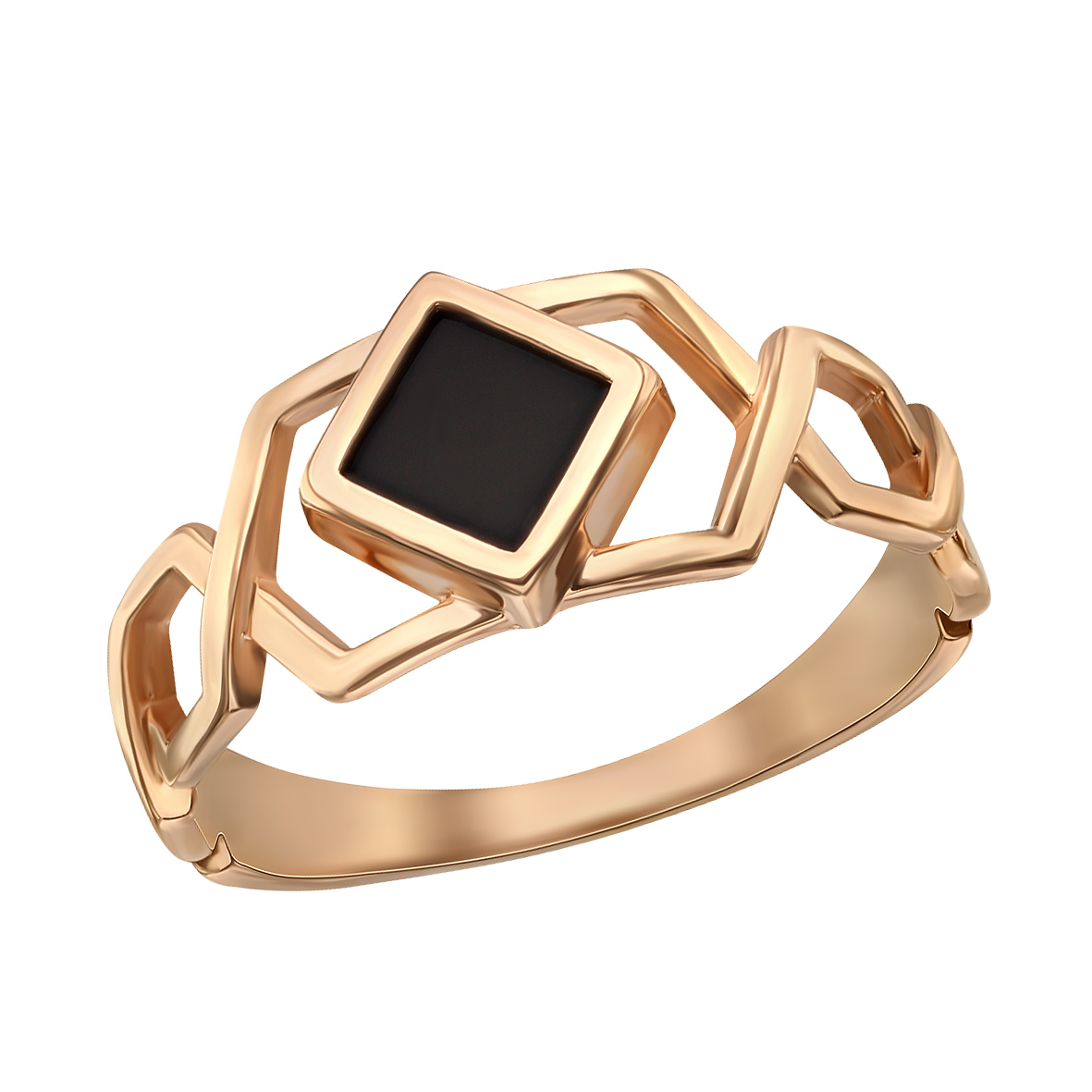 

Золотое кольцо с агатом Tango Jewellery Company 369678 размер 16