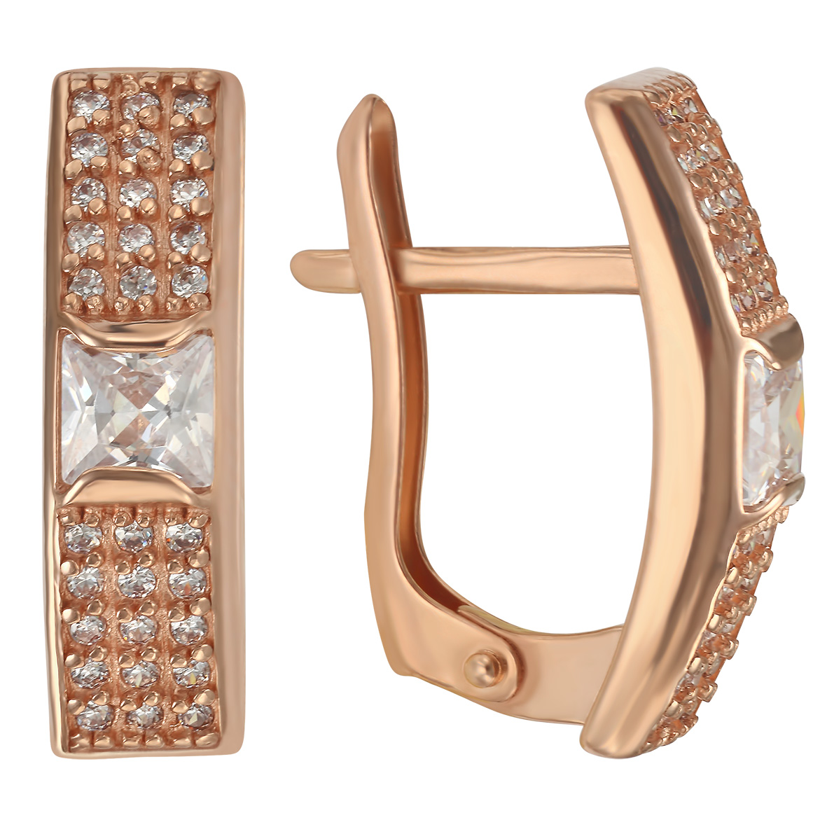 

Золотые серьги с фианитами Tango Jewellery Company 420202