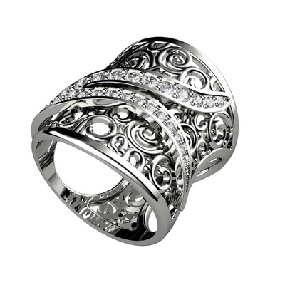 

Серебряное кольцо с фианитами Tango Jewellery Company 330762С размер 17.5