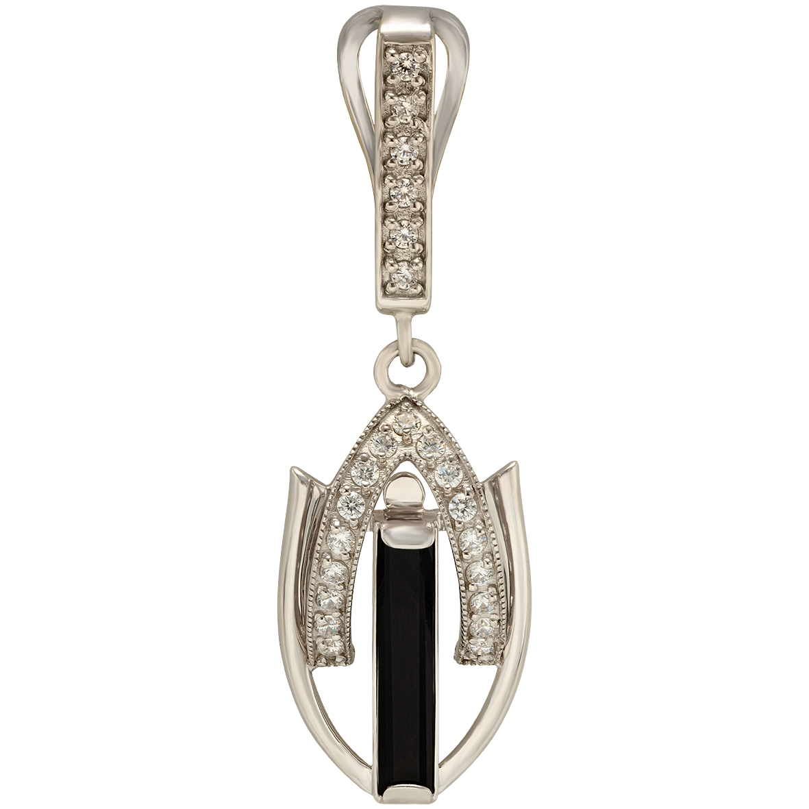 

Серебряная подвеска с агатом и фианитами Tango Jewellery Company 199135С
