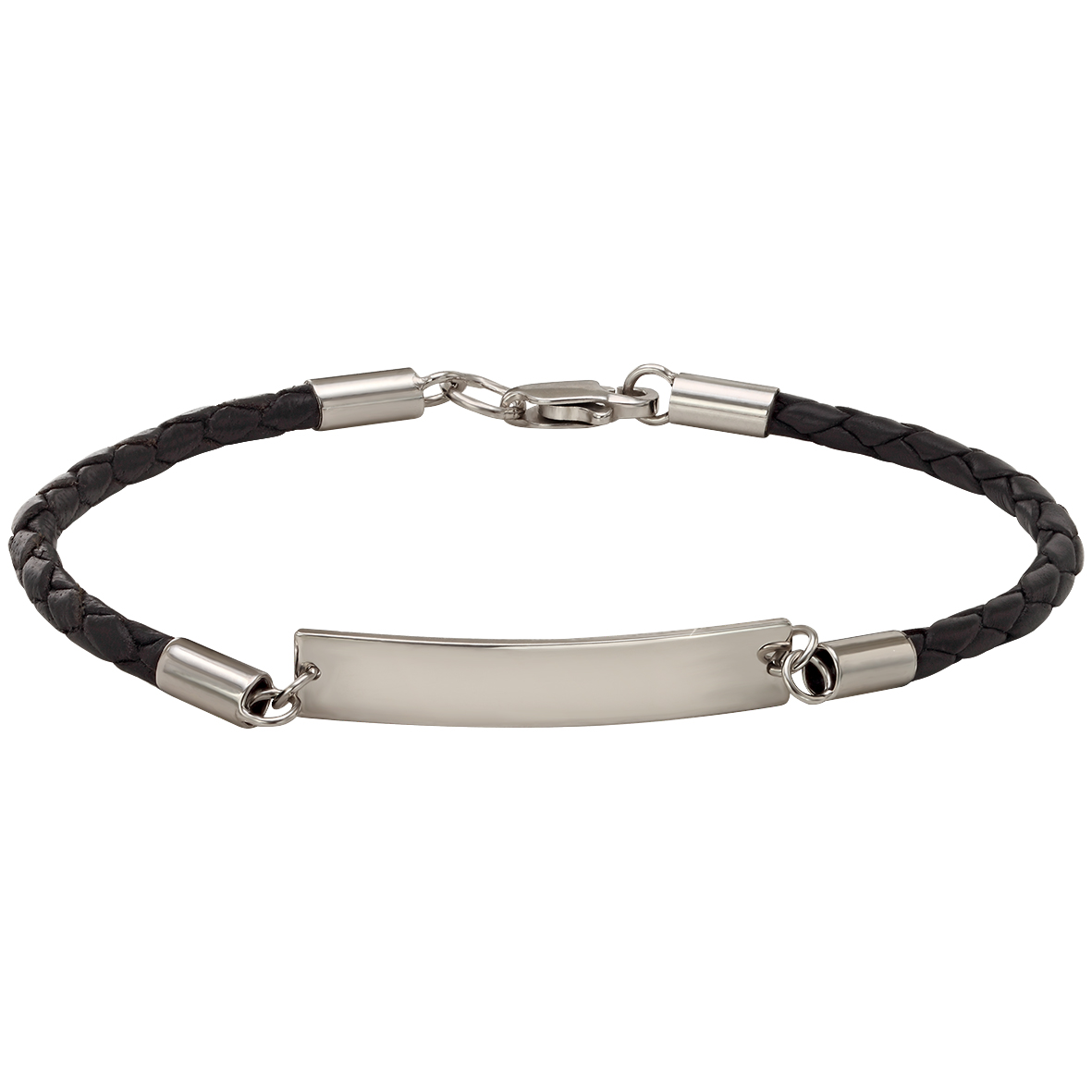 

Браслет из натуральной кожи с серебряными вставками Tango Jewellery Company 910083С размер 190
